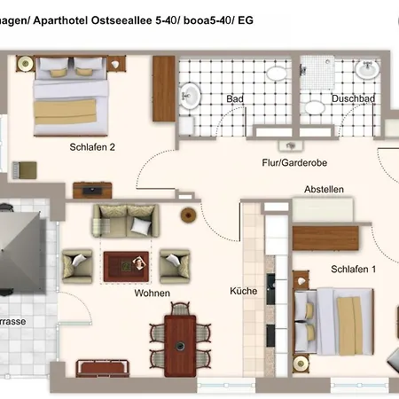 Appartamento Ostseeallee Ostseeallee 5-40 Boltenhagen (Ostseebad)